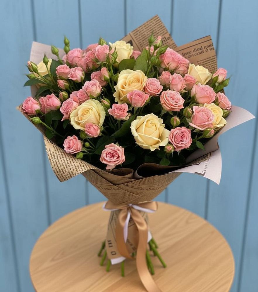 Букет цветов из: Розы в Мари-Туреке