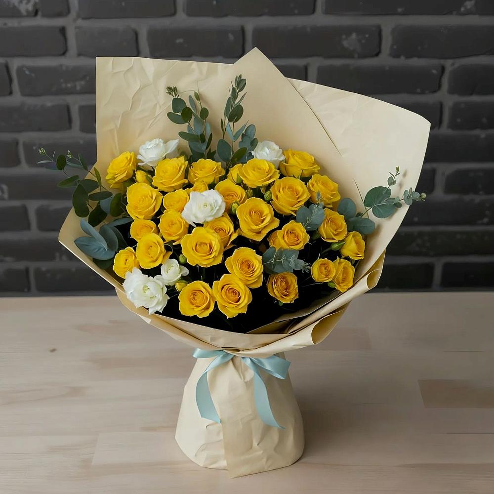 Букет цветов из: Розы в Мари-Туреке