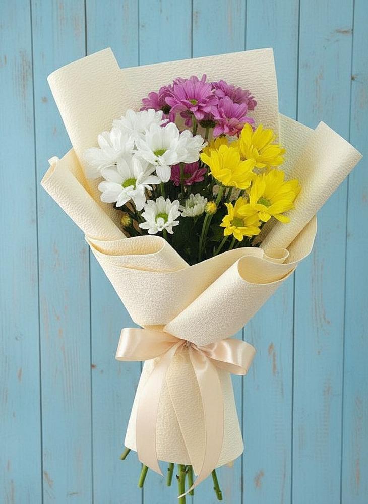 Букет цветов из: Хризантемы в Мари-Туреке