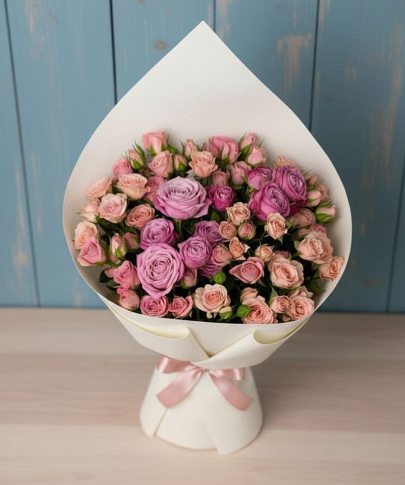 Букет цветов из: Розы в Мари-Туреке